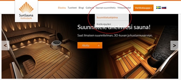 Sauna Design, part 8/9: Design programme