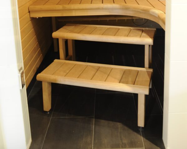 Riser 550X565 mm 2-Askel. tarred alder - Image 2