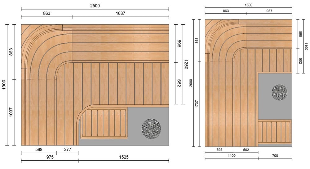 L-shaped board package