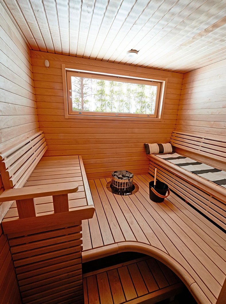 Sun Sauna Classic laude, tarred alder Sun Sauna Classic laude, tarred alder