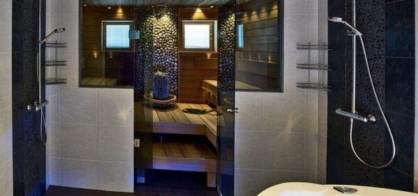Sauna lamp, ceiling fibre lamp 1+10 - Image 3