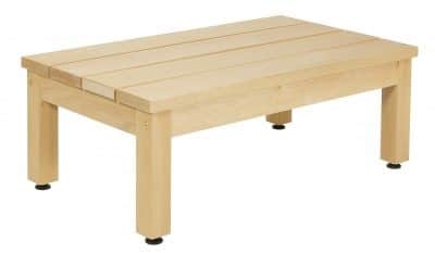 Sun Sauna stool, tarred alder