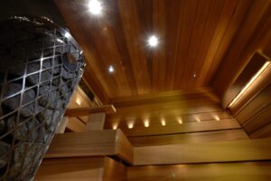 sauna lighting