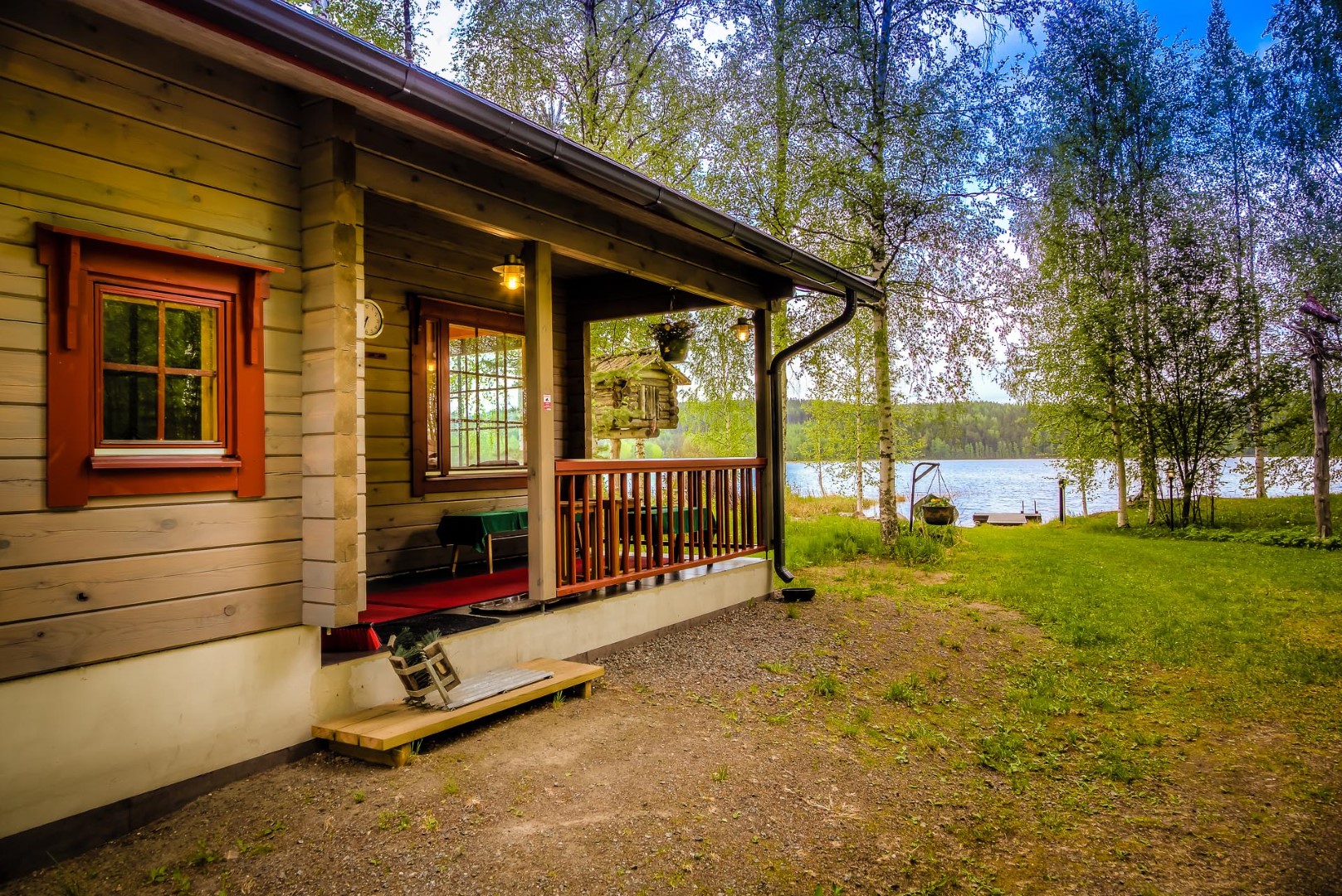 Sauna in the cottage, Midsummer