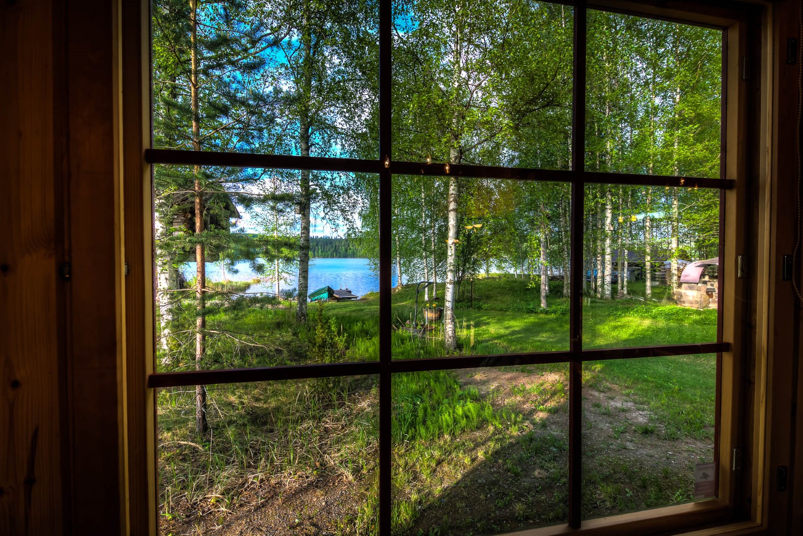 Sauna in the cottage, Midsummer