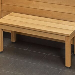 Washroom and changing room bench
