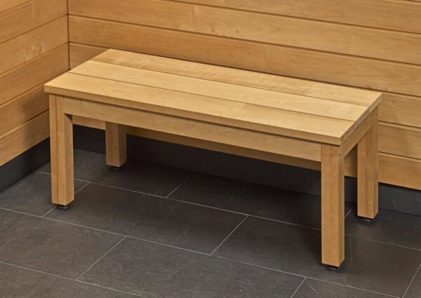 Washroom and changing room bench