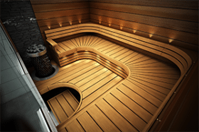 Sun Sauna ceilings, 3D image