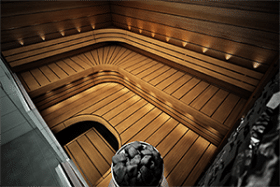 Sun Sauna ceilings, 3D image