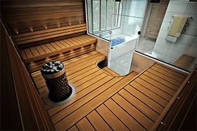 Sun Sauna ceilings, 3D image