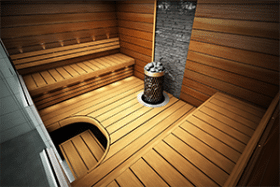 Sun Sauna ceilings, 3D image