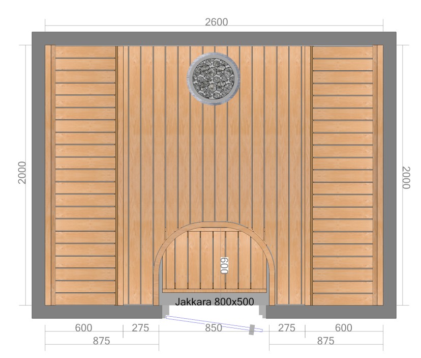 Saunaremontin hinta ja sisältö - Case 4 