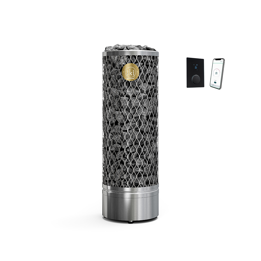 Pilari-IKI 6,6 kW sähkökiuas, UKU GB Wi-Fi ohjauskeskus