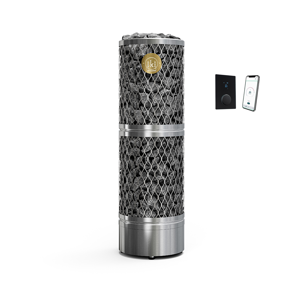 Pilari-IKI 9 kW sähkökiuas, UKU GB WiFi ohjauskeskus